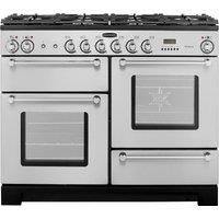 Rangemaster 98830 Kitchener 110cm Dual Fuel Range Cooker  Stainless Steel and Chrome