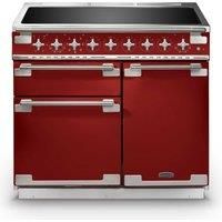 Rangemaster ELS100EIRD/ Elise 100 Induction Hob Range Cooker, Cherry Red