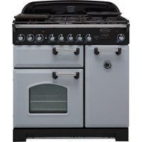 Rangemaster Classic Deluxe CDL90DFFRP/C Free Standing Range Cooker in Royal Pearl