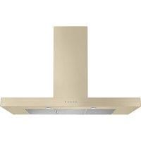 Rangemaster 105340 90cm Flat Cooker Hood in Cream