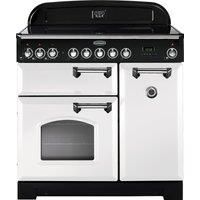 Rangemaster 113730 (CDL90EIWH/C) CLASSIC DELUXE 90cm Induction Range Cooker