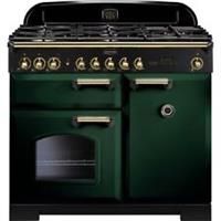 Rangemaster 113820 (CDL100DFFRG/B) CLASSIC DELUXE 100cm Dual Fuel Cooker