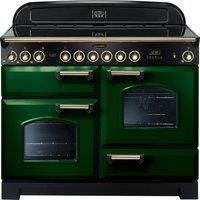 Rangemaster 114120 (CDL110ECRG/B) CLASSIC DELUXE 110cm Ceramic Range Cooker, Racing G/B