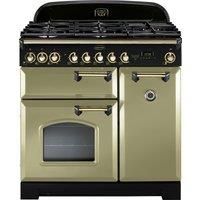 Rangemaster 114630 (CDL90DFFOG/B) CLASSIC DELUXE 90cm Dual Fuel Cooker