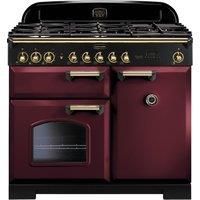 Rangemaster 115560 (CDL100DFFCY/B) CLASSIC DELUXE 100cm Dual Fuel Cooker
