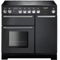 Rangemaster Infusion 90cm Induction Range Cooker - Slate with Chrome Trim