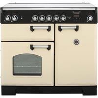 Rangemaster Classic CLA100ECCR/C Free Standing Range Cooker in Cream / Chrome