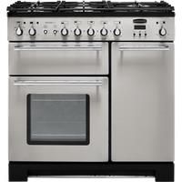 Rangemaster Toledo + TOLP90DFFSS/C Free Standing Range Cooker in Stainless Steel / Chrome