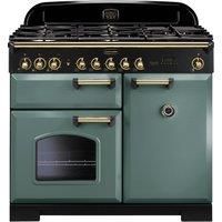 Rangemaster CDL100DFFMG/B Classic Deluxe 99cm Dual Fuel Range Cooker 5 Burners