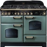 Rangemaster CDL110DFFMG/B Classic Deluxe 109cm Dual Fuel Range Cooker 5 Burners