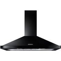Rangemaster RHDC100BL/C Built In 100cm 3 Speeds Chimney Cooker Hood Black B