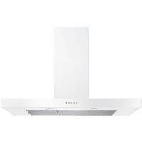 Rangemaster UHDF100WH/ Built In 100cm 3 Speeds Chimney Cooker Hood White B