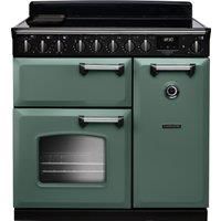 Rangemaster Classic Deluxe 90cm Induction Rangecooker - Mineral Green + Chrome