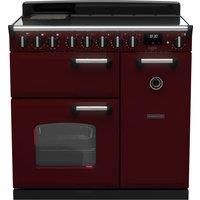 Rangemaster Classic Deluxe 90cm Induction Rangecooker - Bordeaux + Chrome