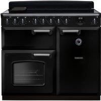 Rangemaster Classic Deluxe 100cm Induction Rangecooker - Gloss Black + Chrome