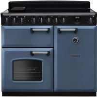 Rangemaster Classic Deluxe 100cm Induction Rangecooker - Stone Blue + Chrome