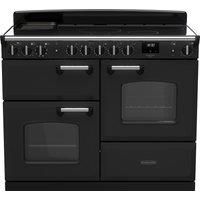 Rangemaster Classic Deluxe 110cm Induction Rangecooker - Charcoal Black + Chrome