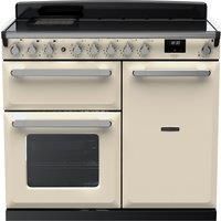 Rangemaster Estel Deluxe 100cm Induction Rangecooker - Pale Cream + Chrome