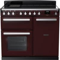 Rangemaster Estel Deluxe 100cm Induction Rangecooker - Bordeaux + Chrome