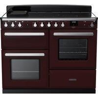 Rangemaster Estel Deluxe 110cm Induction Rangecooker - Bordeaux + Chrome