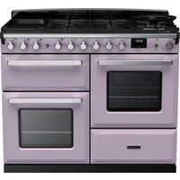 Rangemaster Estel Deluxe ESDLO110DFPHTH/CM1 110cm Dual Fuel Range Cooker - Heather / Chrome - A/A Rated, Purple