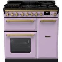 Rangemaster ESDL90DFPHTH/AB1 Estel Deluxe 90cm Dual Fuel Range Cooker 5 Burners