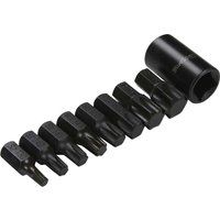 Blue Spot Tools 9 PCE 1/2" Impact Torx Bits (T30-T70)