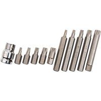 Blue Spot Tools 1515 Spline Bit Set, 11 Piece, Silver, Set of 11