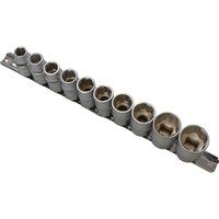 Blue Spot Tools 1526 B/SPOT 1/2-Inch Socket Set on Rail (10-Piece)