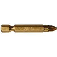BlueSpot 10 Piece 50mm Titanium Coated Pozi Power Bit Set