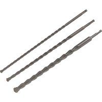 BlueSpot 3PCE 450mm SDS Plus Drill Bit Set (12, 16, 24mm) Stone New