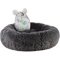 Dream Paws Anxiety Reducing Plush Bed With Plush Toy