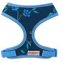 Pet Brands Cath Kidston Small Dog Harness, No Pull Adjustable Harness, Floral Print Breathable Harness - XS, Blue