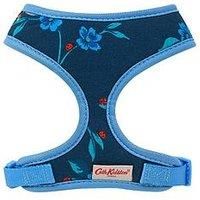 Pet Brands Kidston Large Dog Harness, No Pull Adjustable Harness, Floral Print Breathable Pet Harness - Large Blue