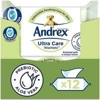 Andrex Moist Toilet Tissues Skin Kind Wash Lets - 36 Toiletries