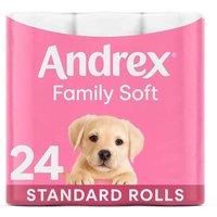 Andrex Toilet Rolls x24 Gentle Clean, Supreme Quilts or Classic Clean