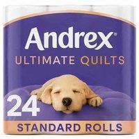 Andrex Supreme Quilts Quilted Toilet Paper - 4 Toilet Roll Pack