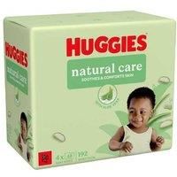 Huggies Natural Care PF Baby Wipes Sensitive Unscented 4x48 -(192 Wipes)