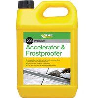 Everbuild 203 Premium Accelerator and Frostproofer Liquid Admixture, 5 Litre