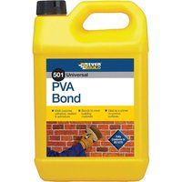 5 Litre Everbuild 501 PVA Bond Multi Purpose bonding Primer Sealer admixture