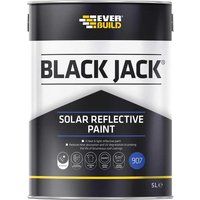 EVERBUILD 907 BLACK JACK SOLAR REFLECTIVE BITUMINOUS ROOF PAINT SILVER 5 LITRE