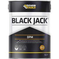 5L Everbuild  908 Black Jack Everproof DPM damp proof membrane 5 Litre Paint