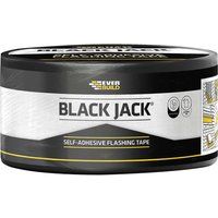 Everbuild Black Jack Flashing Tape - Self Adhesive Flashband 10m Blackjack Roll
