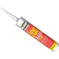 Everbuild Everflex 200 Contractors LMA Silicone Sealant, Transparent, 295ml