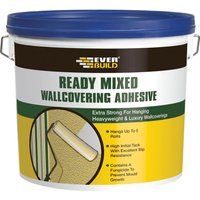 Everbuild WALLREADY4-EBD Ready Mixed Wall Covering Adhesive, 4.5 kg