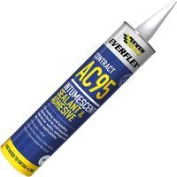 Everbuild Everflex AC95 Intumescent Sealant and Adhesive, White, 900 ml
