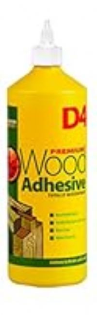 Everbuild D4 Premium Wood Adhesive, White, 1 Litre