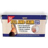 Everbuild Fill & Skim | Lightweight Plaster | Ready Mixed | White | 5ltr