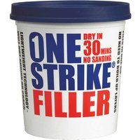 Everbuild ONE2 One Strike Multi-Purpose Ready To Use Filler, White, 2.5 Litre