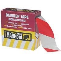 Everbuild 2BARRD500-EBD Mammoth Non-Adhesive Waterproof Barrier Tape, Red/White, 72 mm x 500 m